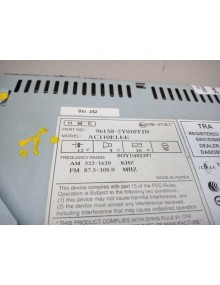 Recambio de sistema audio / radio cd para hyundai ix35 classic 2wd referencia OEM IAM 961502Y010   2