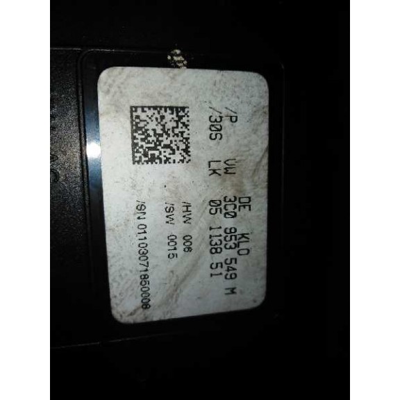 Recambio de centralita luces para volkswagen passat berlina (3c2) 2.0 tdi referencia OEM IAM 3C0953549M  3C0953549M