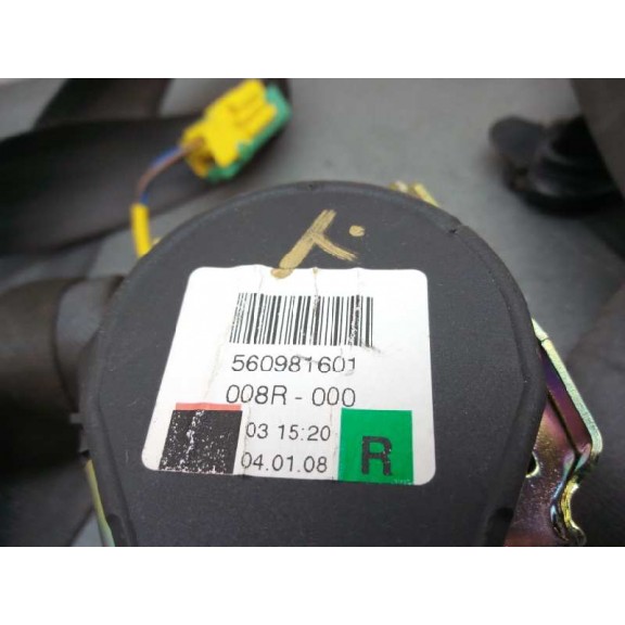 Recambio de cinturon seguridad delantero derecho para volkswagen touareg (7la) tdi r5 referencia OEM IAM 560981601 7L0857706D 