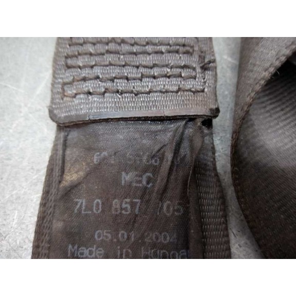 Recambio de cinturon seguridad delantero izquierdo para volkswagen touareg (7la) tdi r5 referencia OEM IAM 7L0857705D 601391400 