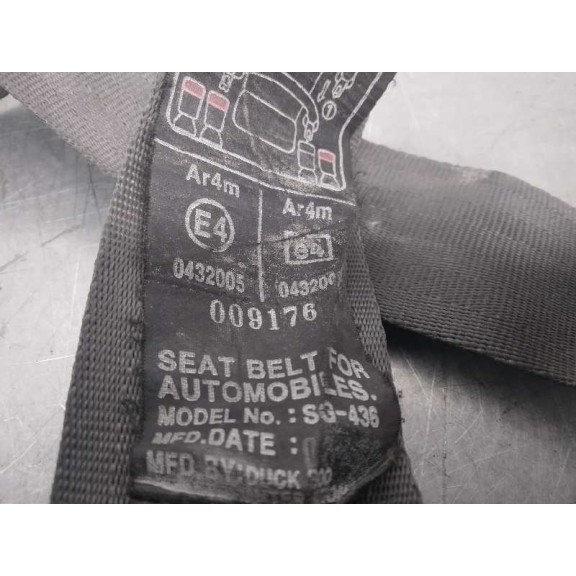 Recambio de cinturon seguridad trasero izquierdo para kia sorento 2.5 crdi cat referencia OEM IAM 0432005  