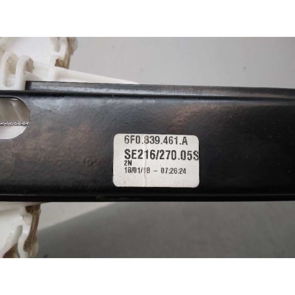 Recambio de elevalunas trasero izquierdo para seat arona fr referencia OEM IAM 6F0839461A SOLO MECANISMO 