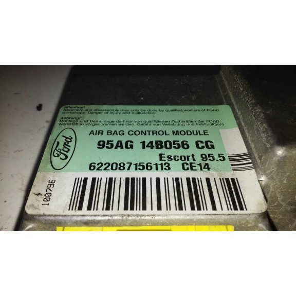 Recambio de centralita airbag para ford escort berl./turnier atlanta berlina referencia OEM IAM 95AG14B056CG  