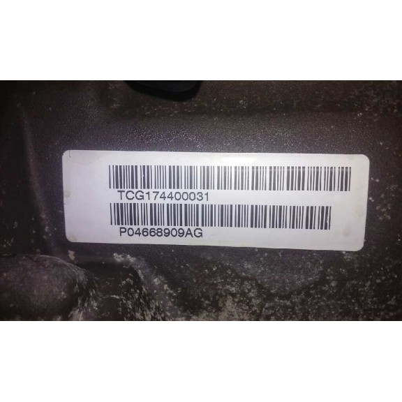 Recambio de caja cambios para chrysler pt cruiser (pt) 2.2 crd cat referencia OEM IAM EDJ P04668909AG TCG174400031