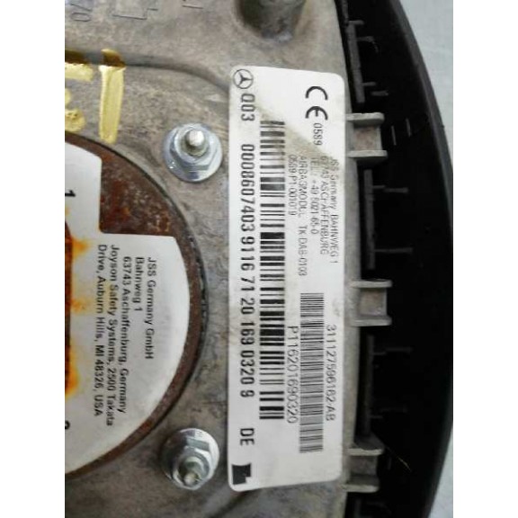 Recambio de airbag delantero izquierdo para mercedes-benz clase a (w169) a 150 (169.331) referencia OEM IAM A0008607403  