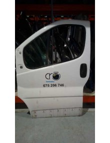 Recambio de puerta delantera izquierda para nissan primastar (x83) 1.9 dci diesel cat referencia OEM IAM 8010100Q0C BLANCA SIN M