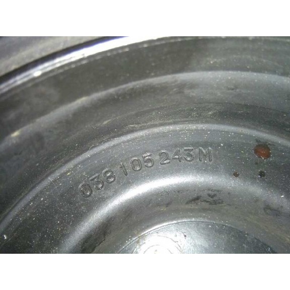 Recambio de polea cigueñal para audi a3 sportback (8p) 1.6 tdi referencia OEM IAM 038105243M  