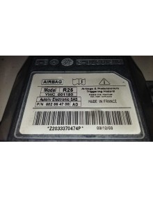 Recambio de centralita airbag para mg mg zr (f/rf) 105 referencia OEM IAM YWC001180   2