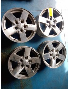 Recambio de juego llantas para jeep commander 3.0 v6 crd limited referencia OEM IAM 7.5JX17ET43.8 X4 17 SIN NEUMATICOS 2