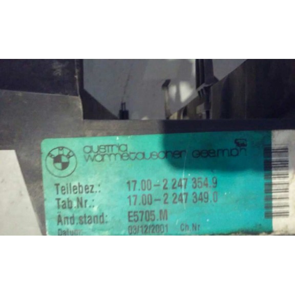 Recambio de condensador / radiador aire acondicionado para bmw serie 5 touring (e39) 525d exclusive referencia OEM IAM   