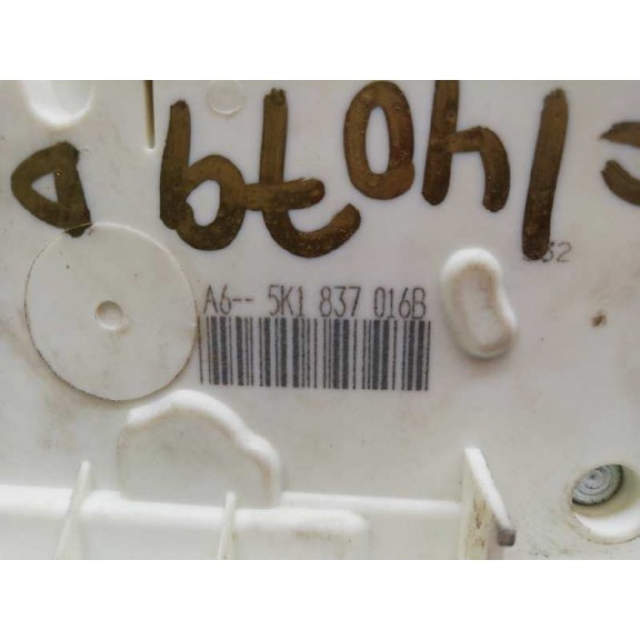 Recambio de cerradura puerta delantera derecha para volkswagen polo (6r1) advance referencia OEM IAM 5K1837016B 5K1837016D 7 PIN