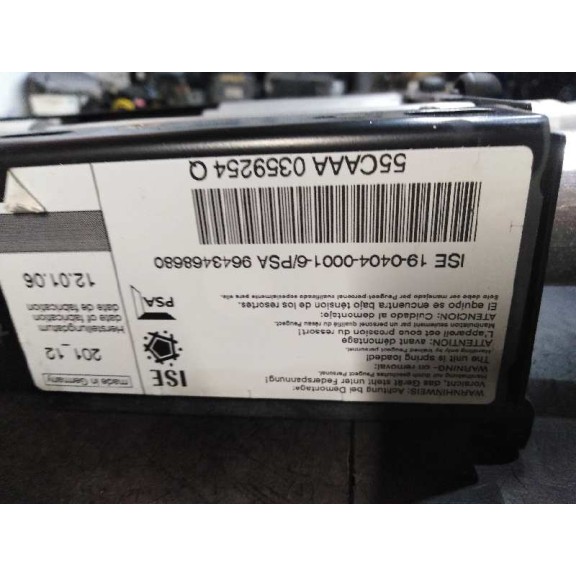 Recambio de barra antivuelco para peugeot 307 cc (s2) básico referencia OEM IAM 9643468680 ARCO SEGURIDAD 9643468680