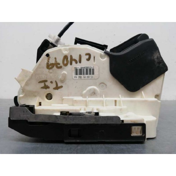 Recambio de cerradura puerta trasera izquierda para volkswagen polo (6r1) advance referencia OEM IAM 5K4839015F 5K4839015M 7 PIN