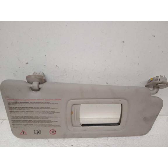Recambio de parasol derecho para renault laguna coupe gt referencia OEM IAM  GRIS CON LUZ