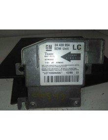 Recambio de centralita airbag para opel corsa c blue line referencia OEM IAM 24439954   2