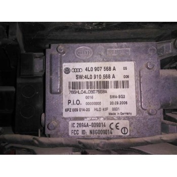 Recambio de paragolpes trasero para audi q7 (4l) 3.0 tdi referencia OEM IAM  BLANCO PILOTO IZQ ROTO