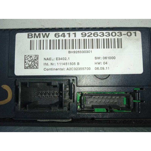 Recambio de mando climatizador para bmw serie 3 berlina (e90) 318d referencia OEM IAM  A2C32355700 6411926330301