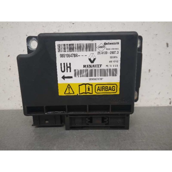 Recambio de centralita airbag para renault megane iii berlina 5 p 1.2 16v referencia OEM IAM 985105478R  