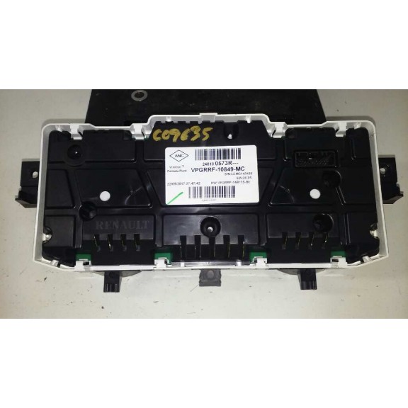 Recambio de cuadro instrumentos para renault captur luxe referencia OEM IAM 248100573R  