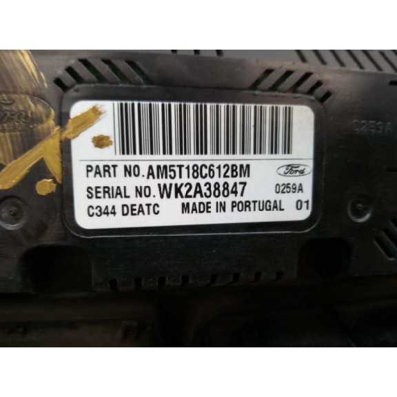 Recambio de mando climatizador para ford c-max titanium referencia OEM IAM AM5T18C612BM  