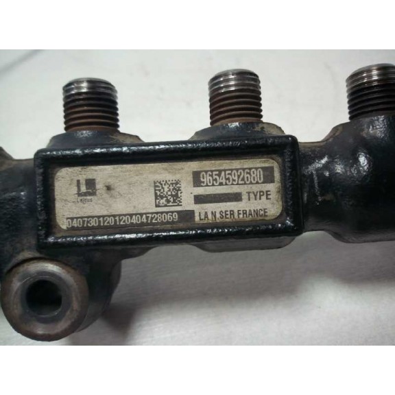 Recambio de rampa inyectora para citroën c3 hdi 70 sensodrive premier referencia OEM IAM 9654592680  
