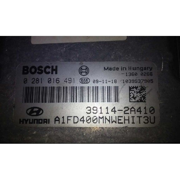 Recambio de centralita motor uce para hyundai i30 classic referencia OEM IAM 0281016491  