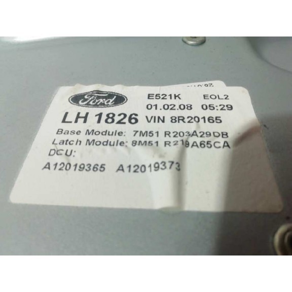 Recambio de elevalunas delantero izquierdo para ford c-max (cb3) ambiente referencia OEM IAM 7M51R045H17A  