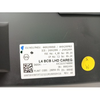 Recambio de cuadro instrumentos para renault megane e-tech suv ev40 referencia OEM IAM 680504985r  