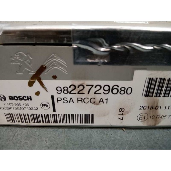 Recambio de sistema audio / radio cd para citroën c4 picasso feel referencia OEM IAM 9822729680 CAJA 