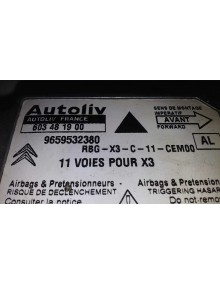 Recambio de centralita airbag para citroën c5 berlina exclusive referencia OEM IAM 9659532380   2