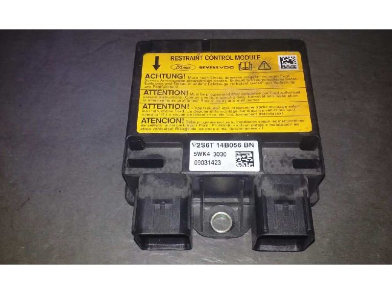 Recambio de centralita airbag para ford fiesta (cbk) ambiente referencia OEM IAM 2S6T14B056BN 2S6T14B056BN 