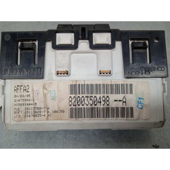 Recambio de display para renault megane ii berlina 5p authentique referencia OEM IAM 8200350498  
