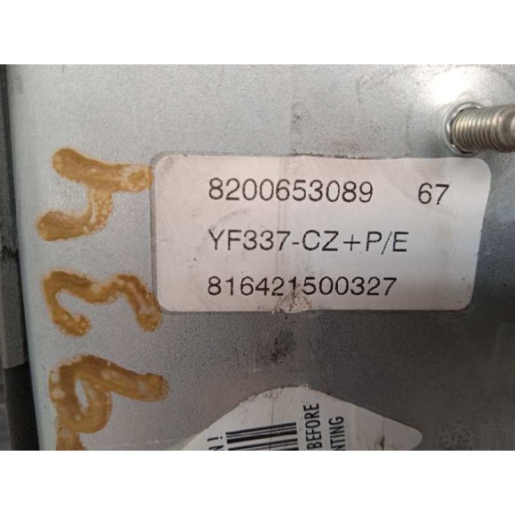 Recambio de airbag delantero derecho para renault kangoo (f/kc0) authentique referencia OEM IAM 8200653089 8200653089 