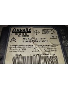 Recambio de centralita airbag para citroën xsara break 2.0 hdi exclusive (66kw) referencia OEM IAM 9656569180   2