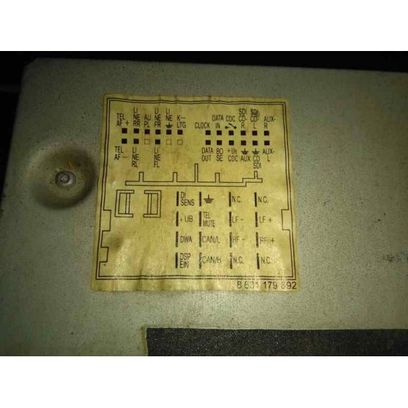 Recambio de sistema audio / radio cd para audi a3 (8p) 2.0 tdi ambiente referencia OEM IAM 8P0035186G  