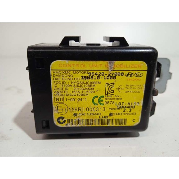 Recambio de centralita inmovilizador para kia rio (yb) attract referencia OEM IAM 954202V000 39N8101000 