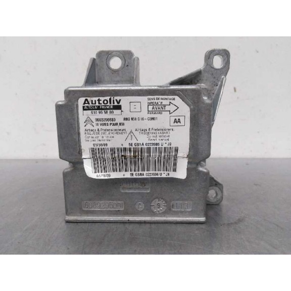 Recambio de centralita airbag para citroën c4 picasso 1.6 16v hdi fap referencia OEM IAM 9665396680  