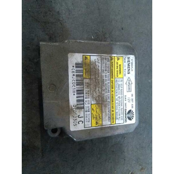 Recambio de centralita airbag para daewoo lanos cool referencia OEM IAM 96387636  