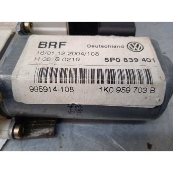 Recambio de motor elevalunas trasero izquierdo para seat toledo (5p2) 1.9 tdi referencia OEM IAM 1K0959703B  