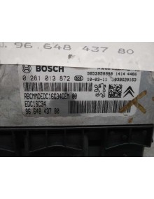Recambio de centralita motor uce para peugeot 308 sport referencia OEM IAM 9664843780 0281013872  2