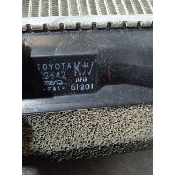 Recambio de radiador agua para toyota rav 4 (a3) 2.2 d-4d cat referencia OEM IAM 264261201 43 X 67 MANUAL