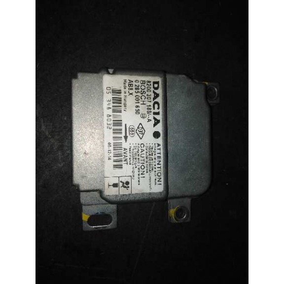 Recambio de centralita airbag para dacia logan 1.5 dci diesel cat referencia OEM IAM 8200307188  