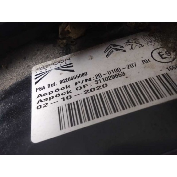 Recambio de piloto trasero derecho para toyota proace verso referencia OEM IAM 9820555080  