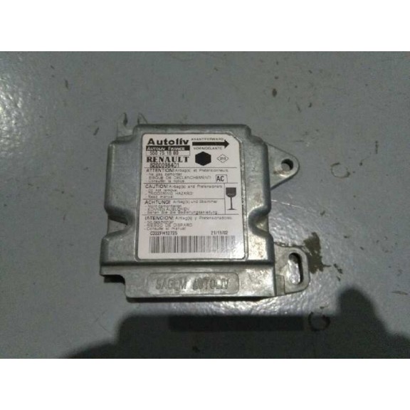 Recambio de centralita airbag para renault kangoo (f/kc0) 1.4 rapid plus referencia OEM IAM 8200098401  