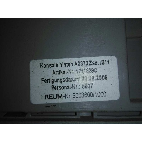 Recambio de guantera para opel zafira b 1.9 cdti referencia OEM IAM 1711829C TECHO DELANTERA