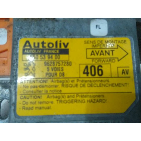 Recambio de centralita airbag para peugeot 406 berlina (s1/s2) sv referencia OEM IAM   