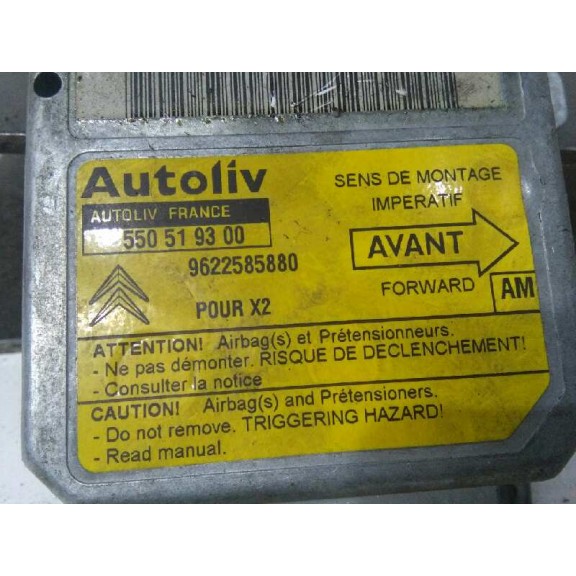 Recambio de centralita airbag para citroën xantia berlina 1.9 td exclusive referencia OEM IAM   