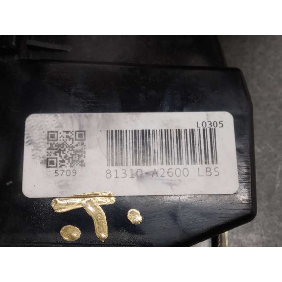 Recambio de cerradura puerta delantera izquierda para kia pro_cee´d ( ) 1.6 crdi cat referencia OEM IAM 81310A2600 6 PINES 