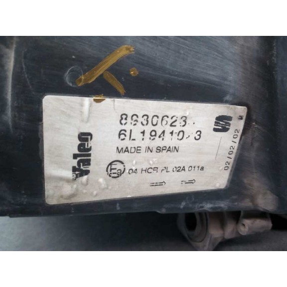 Recambio de faro izquierdo para seat ibiza (6l1) 1.4 16v referencia OEM IAM 6L1941023 8930623 