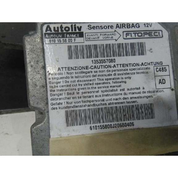 Recambio de centralita airbag para peugeot bipper básico referencia OEM IAM   